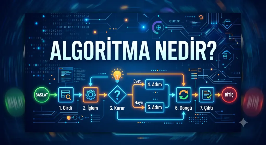Algoritma Nedir? — Yazılıma Sıfırdan Başlangıç