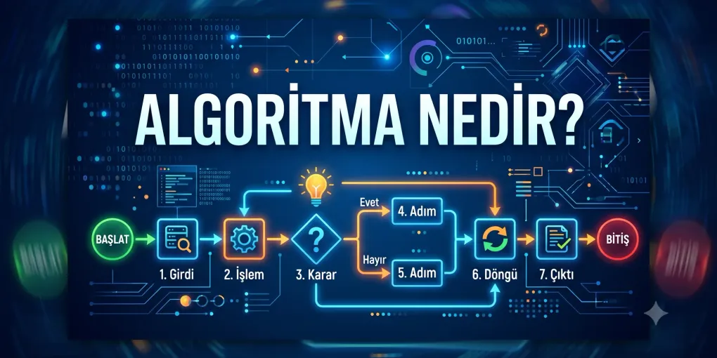 Algoritma Nedir? — Yazılıma Sıfırdan Başlangıç