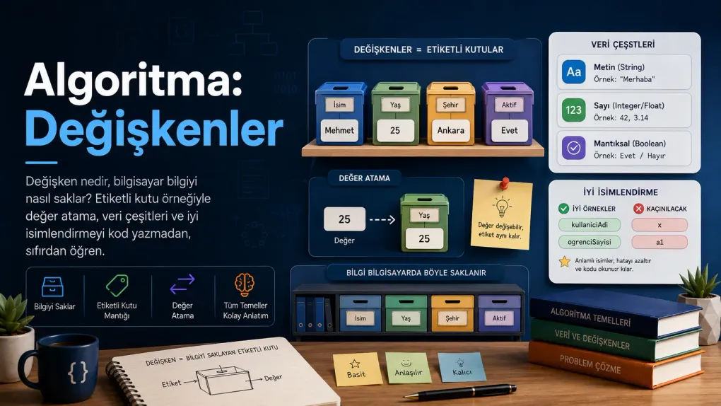 Algoritma: Değişkenler