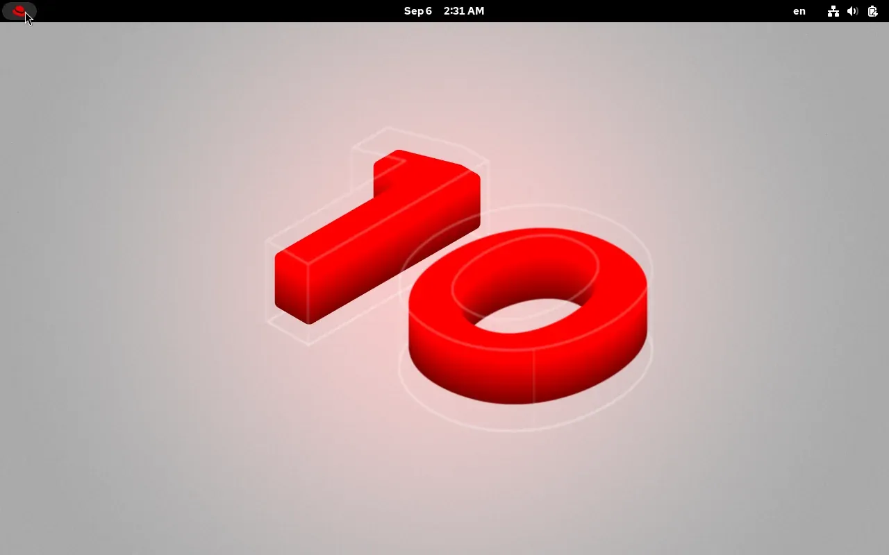 RHEL 10.2 masaüstü