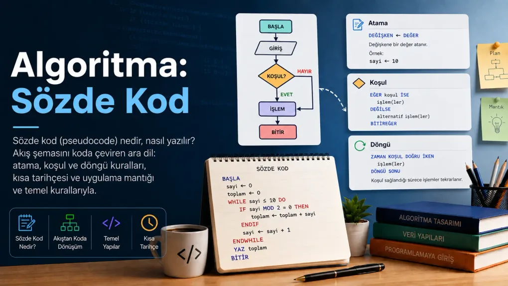 Algoritma: Sözde Kod